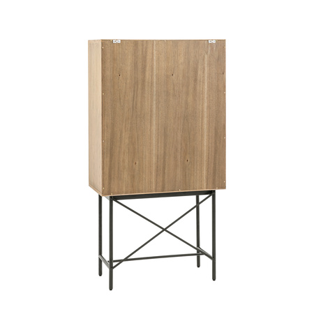Panelled 2 Door Cocktail Cabinet 850x400x1600mm