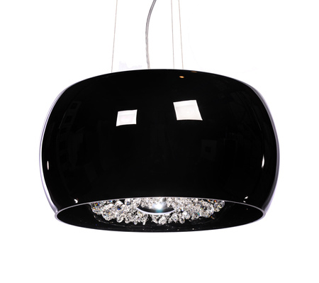 NOWOCZESNA LAMPA WISZĄCA CZARNA DISPOSA D40