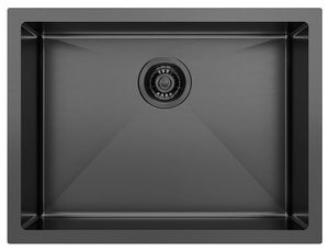 ZENITH zlewozmywak ze stali nierdzewnej 60x45cm, gun metal