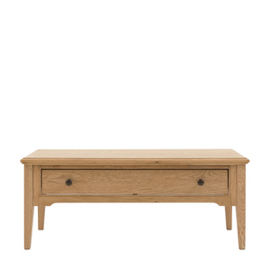 Malvern 1 Drawer Coffee Table 1000x500x400mm