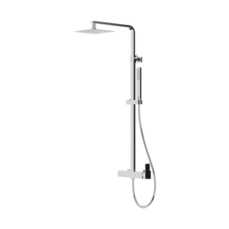 Natynkowy zestaw prysznicowy z deszczownicą Aquila Chrome