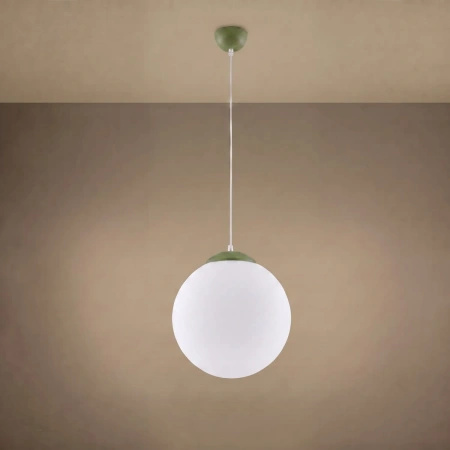 Lampa wisząca UGO 20 zielona oliwka