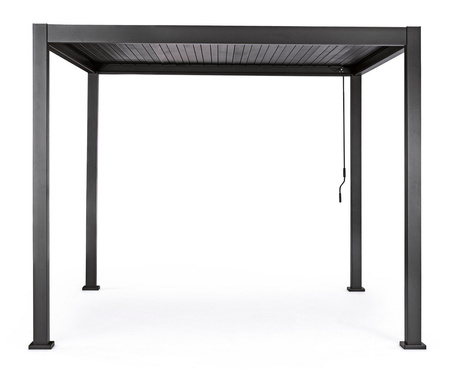 Pergola ogrodowa BIZZOTTO OCEAN 3X3 – antracytowy