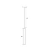 MAXLIGHT M0012Z LAMPA WISZĄCA MAGNETYCZNA SYSTEM ZIGBEE 5W 361LM 2700/5000K
