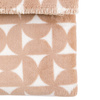 Modern Geo Flannel Throw Taupe 1500x2000mm
