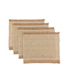 Striped Jute Placemats 4pk 350x450mm