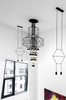 MOOSEE lampa wisząca FLUSSO 43 czarna