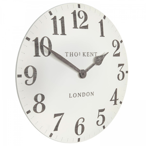 Arabic Wall Clock Limestone 20in