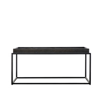 Stolik kawowy Forden Tray, czarny, 900 x 600 x 400 mm