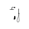 Podtynkowy zestaw prysznicowy z deszczownicą Cetus Matt Black