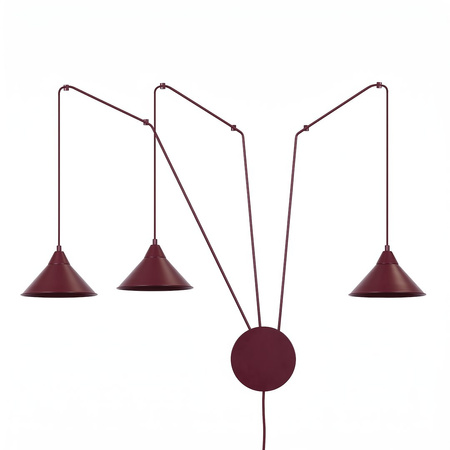 ABRAMO 3 BURGUNDY