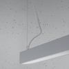 Lampa wisząca PINNE 150 szara 3000K