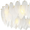 Lampa wisząca PIUMA 80 cm – biała, okrągła oprawa sufitowa