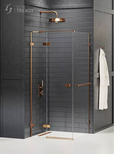 KABINA AVEXA COPPER PROSTOKĄTNA L 80x70x200 CZYSTE 6mm ACTIVE SHIELD