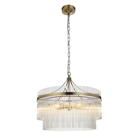 Marietta 5 Pendant Light Antique Brass