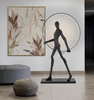 MOOSEE lampa podłogowa HUMAN ROUND        włókno szklane