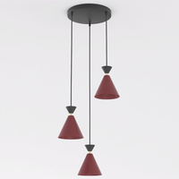 KLEVER 3PREM BURGUNDY BLACK