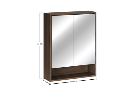 Szafka z Lustrem 60cm 2 Drzwi