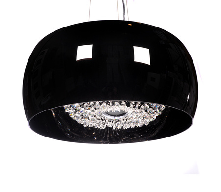 NOWOCZESNA LAMPA WISZĄCA CZARNA DISPOSA D50