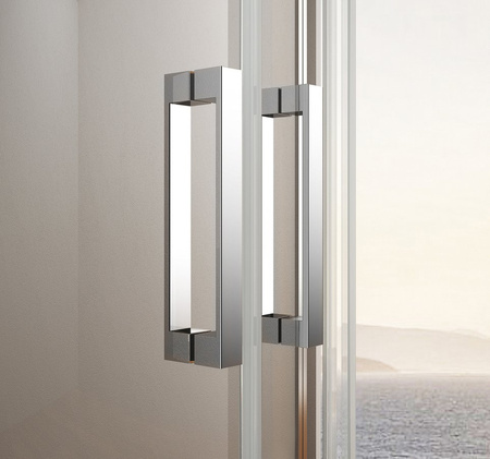 BORG kabina prysznicowa 900x900x1950 mm, wejście z rogu, szkło czyste