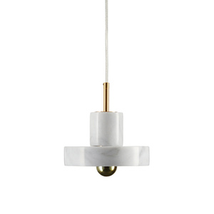 Lampa wisząca UNIVERSO marmurowo złota 18 cm