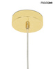 MOOSEE lampa wisząca ALURE OVAL 120       złota