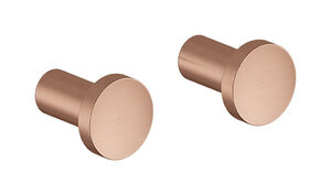 Zen Wieszak na ręczniki – 2 sztuki (Szczotkowana miedź)