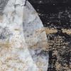 Obraz w ramie „Orbit” – czarny, 70 × 3 × 90 cm, zestaw 2 szt.
