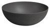 FORMIGO umywalka betonowa nablatowa, średnica 39cm, antracyt mat