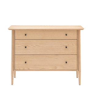 Hatfield 3 Drawer Chest Natural 1060x450x770mm