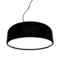 NOWOCZESNA LAMPA WISZĄCA CZARNA SCUDO D50