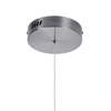 Lampa wisząca CIRCLE 100 cm - LED, ring tytan szczotkowany