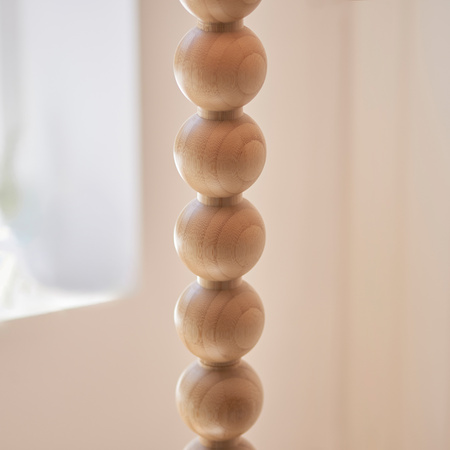 Cane Floor Lamp Base Natural Bamboo