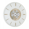 Clocksmith Wall Clock Cog Ivory 21in