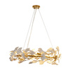 Lampa wisząca BOTANIKA 80cm -złota, G9, regulowana, designerska