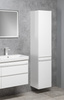 SITIA szafka wysoka 35x172x32cm, 2 drzwiczki, biały mat