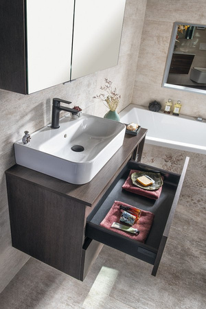 ODETTA szafka umywalkowa 67x50x43,5cm, sosna rustykalna