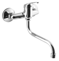 AQUALINE 35 bateria ścienna, uchwyt-S , chrom