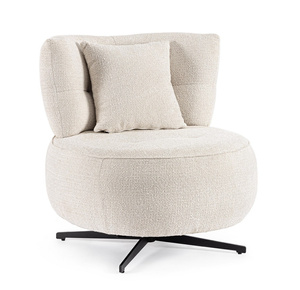 Fotel BIZZOTTO GONNIE obrotowy – ecru
