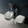 Zestaw ILLUSION Miska WC podwiesz. 52cm Rimless & deska WC W/O biały połysk