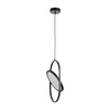 Lampa wisząca ELIPSE M, 45 cm - LED, czarna nowoczesna