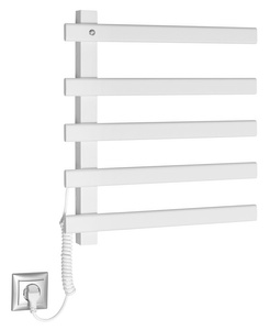 ELCOR  elektryczna suszarka na ręczniki 480x520x50 mm, 63 W, biały mat