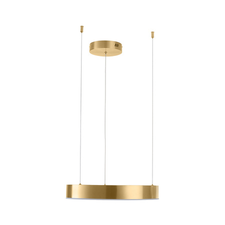 Lampa wisząca CIRCLE 40 cm - LED, ring mosiądz szczotkowany