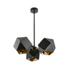 Lampa wisząca NEW GEOMETRY-3 czarno złota 45 cm