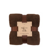 Teddy Fleece Throw Chocolate 1300x1800mm