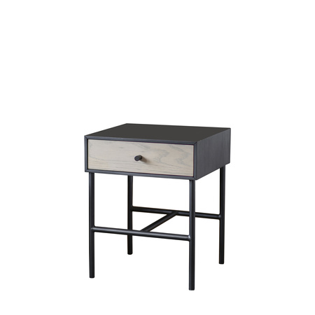 Szafka nocna Carbury z 1 szufladą 400 x 400 x 500 mm