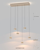7039-613 Lampa wisząca szóstka QUIBERON kaszmirowa - piaskowa