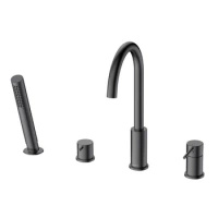 Bateria wannowa 4-otworowa, gun metal