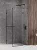 KABINA AVEXA BLACK PROSTOKĄTNA P 120x90x200 CZYSTE 6mm ACTIVE SHIELD