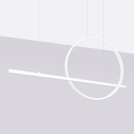 Lampa wisząca GLAD biała LED 4000K